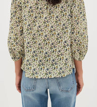 Cleobella Belle V Neck Blouse in eloisa floral - women's blouse - detail view