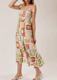 Sunday Edition - Tropical Midi Dress