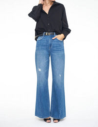 Pistola - Kaci Long Sleeve Crossover Button Down Shirt