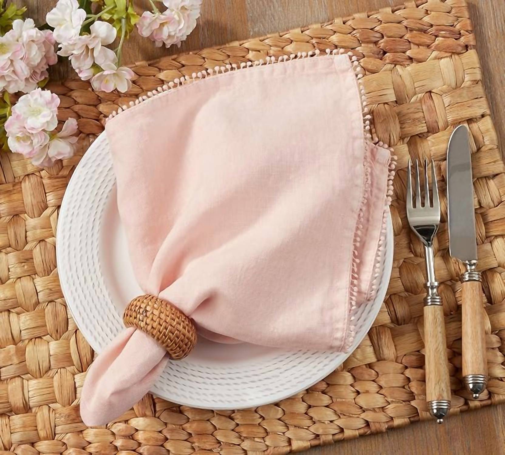 Saro - Dolly Napkin Set