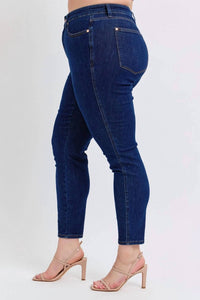 Judy Blue - Mid Rise Tummy Control Classic Skinny Jeans - Plus