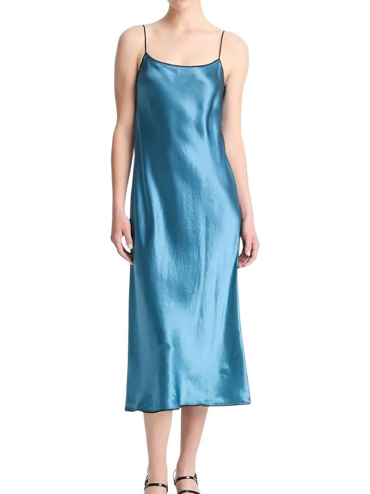 Vince - Satin Tipped Slip Dress