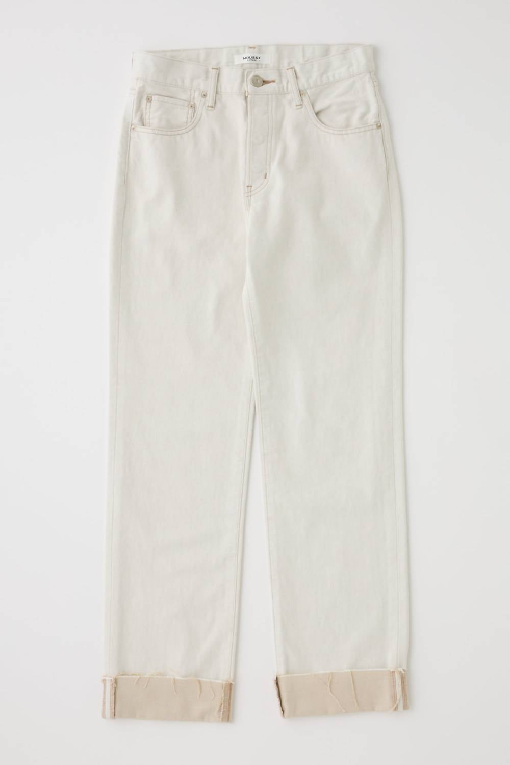 Moussy Bellport Straight Jean in white - women's jeans - view 5