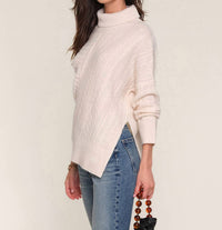 Heartloom - Asymmetric Turtleneck Sweater
