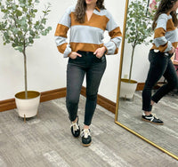 Risen - Tummy Control Mid Rise Crop Skinny Jeans