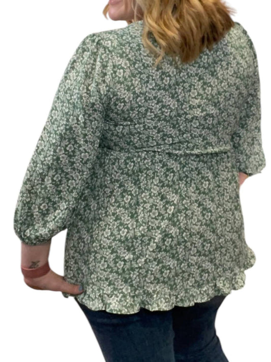 Jodifl - Floral Vintage Babydoll Top