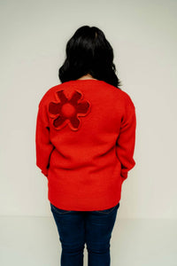 Jodifl - Camden Textured Flower Sweater