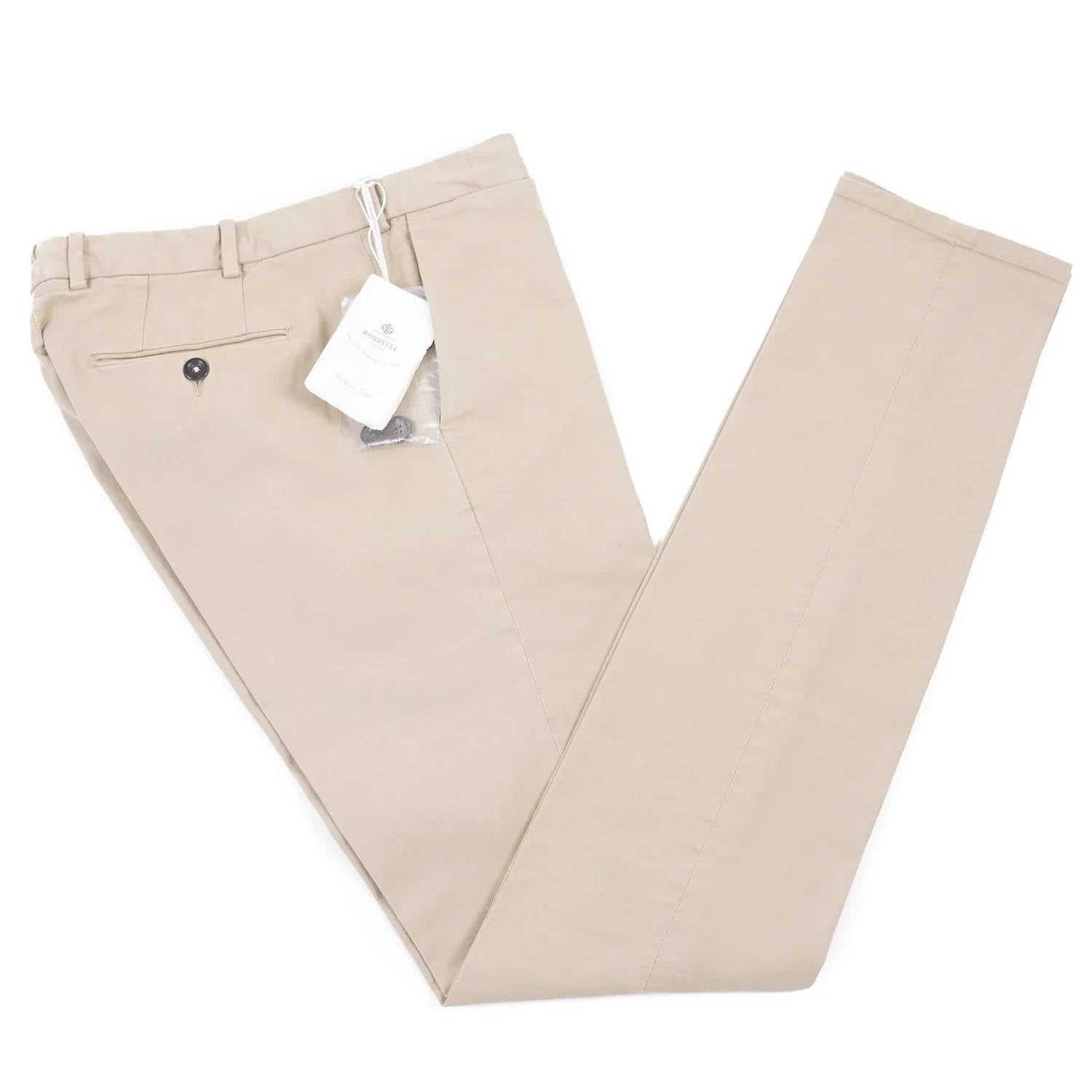 Luigi Borrelli Napoli - Men's Slim-fit Cotton Pants