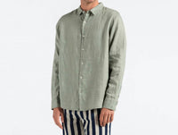 Banks Journal - Hastings Linen Long Sleeve Woven Shirt