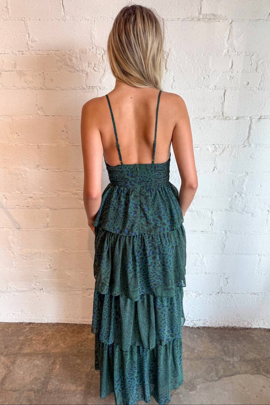 Olivaceous - Glow Maxi Dress