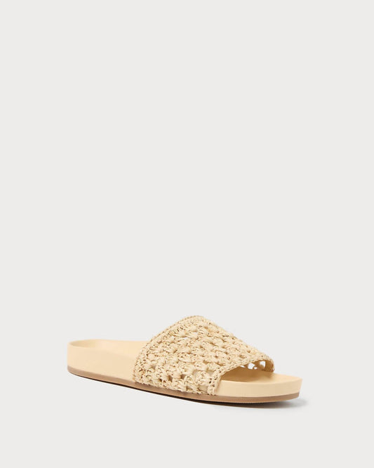 Loeffler Randall - Women's Henri Crochet Straw Sandal
