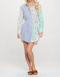 Meet Me In Santorini - Santorini Symphony Mini Dress