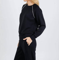 Elliott Lauren - Comfort Zone Raglan Sleeve Pullover Sweater