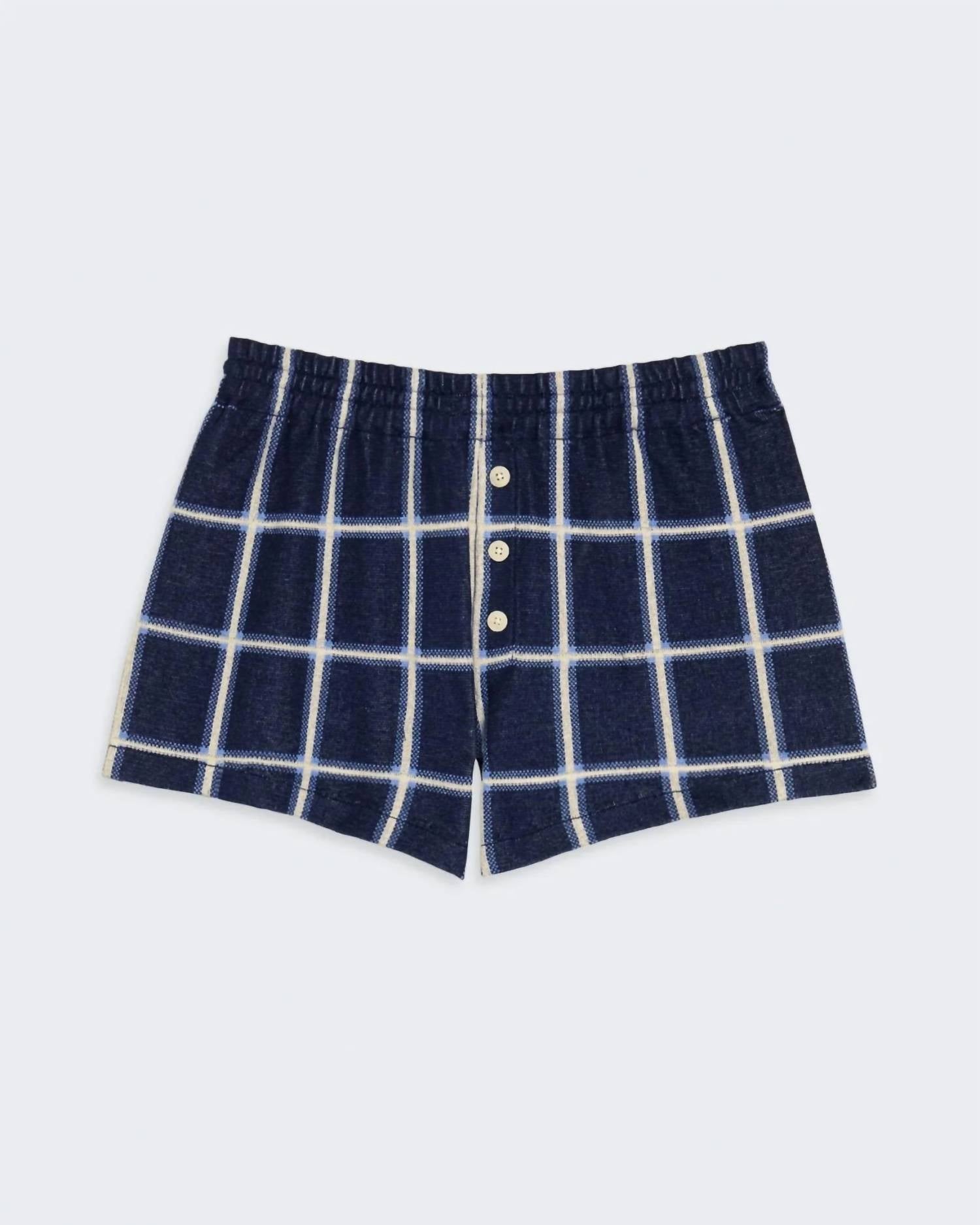 Guest In Residence - Picnic Plaid Short