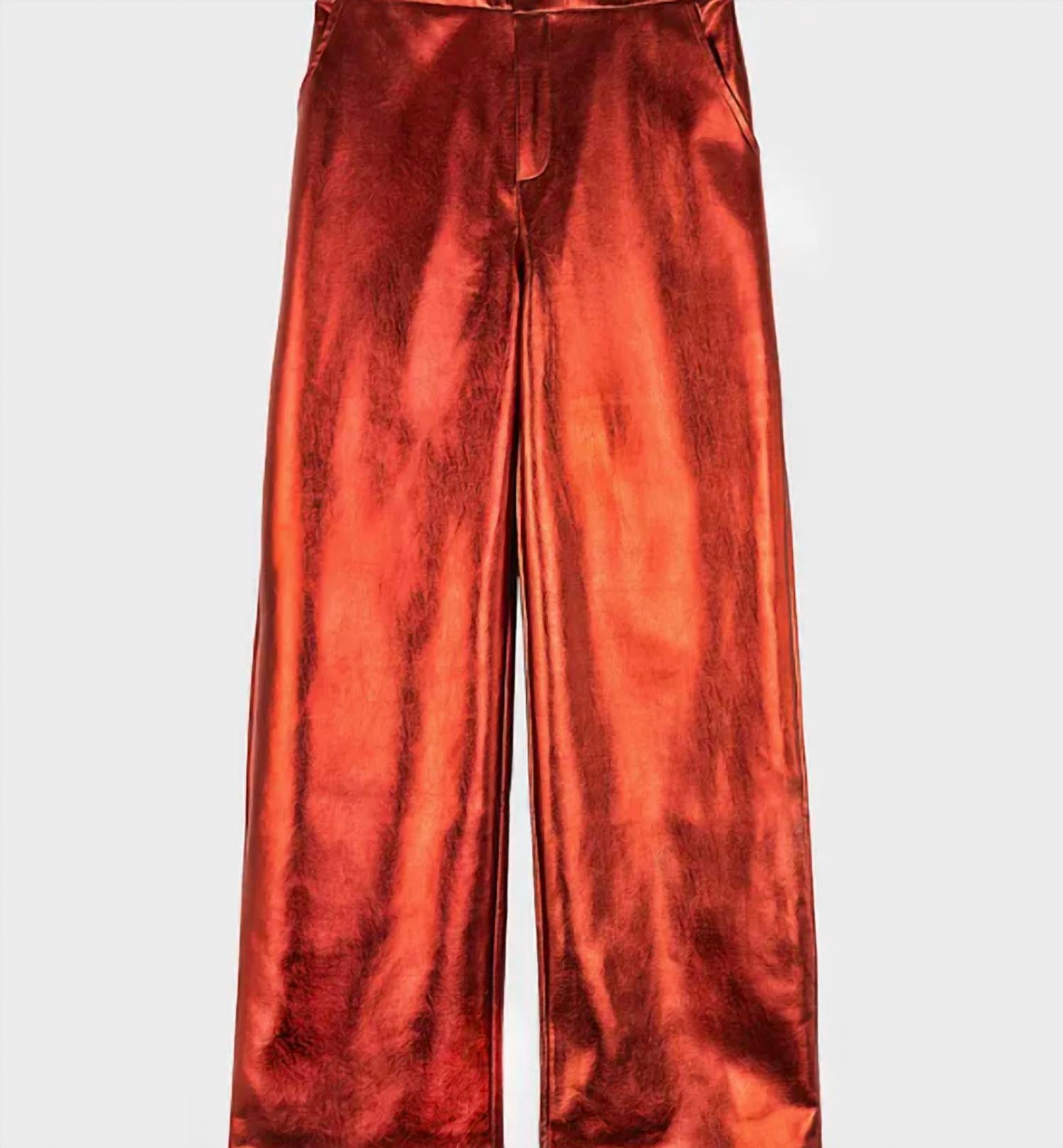 An'Ge - Women's A Pitty Faux Leather Pants