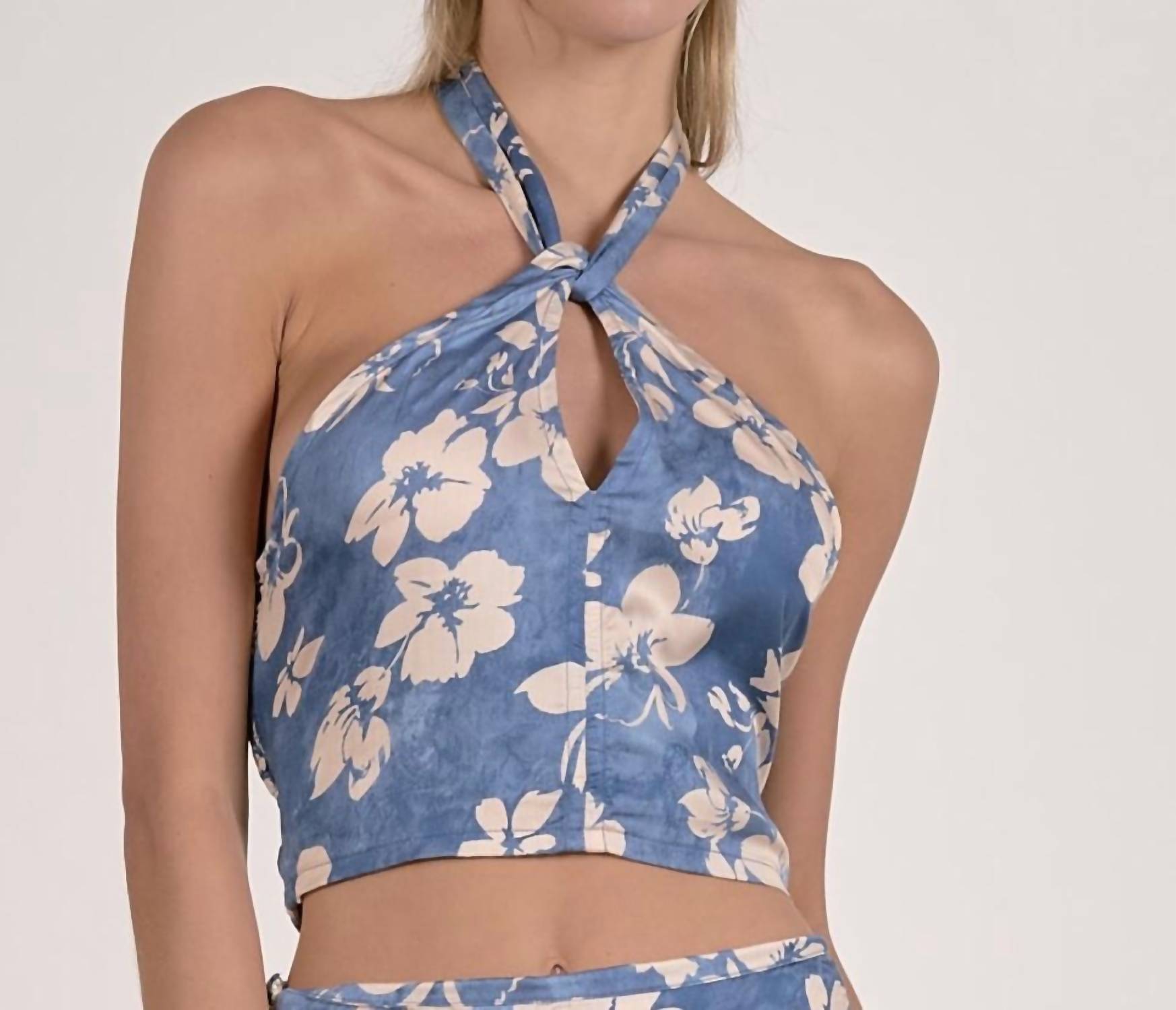 Elan - Crop Halter top