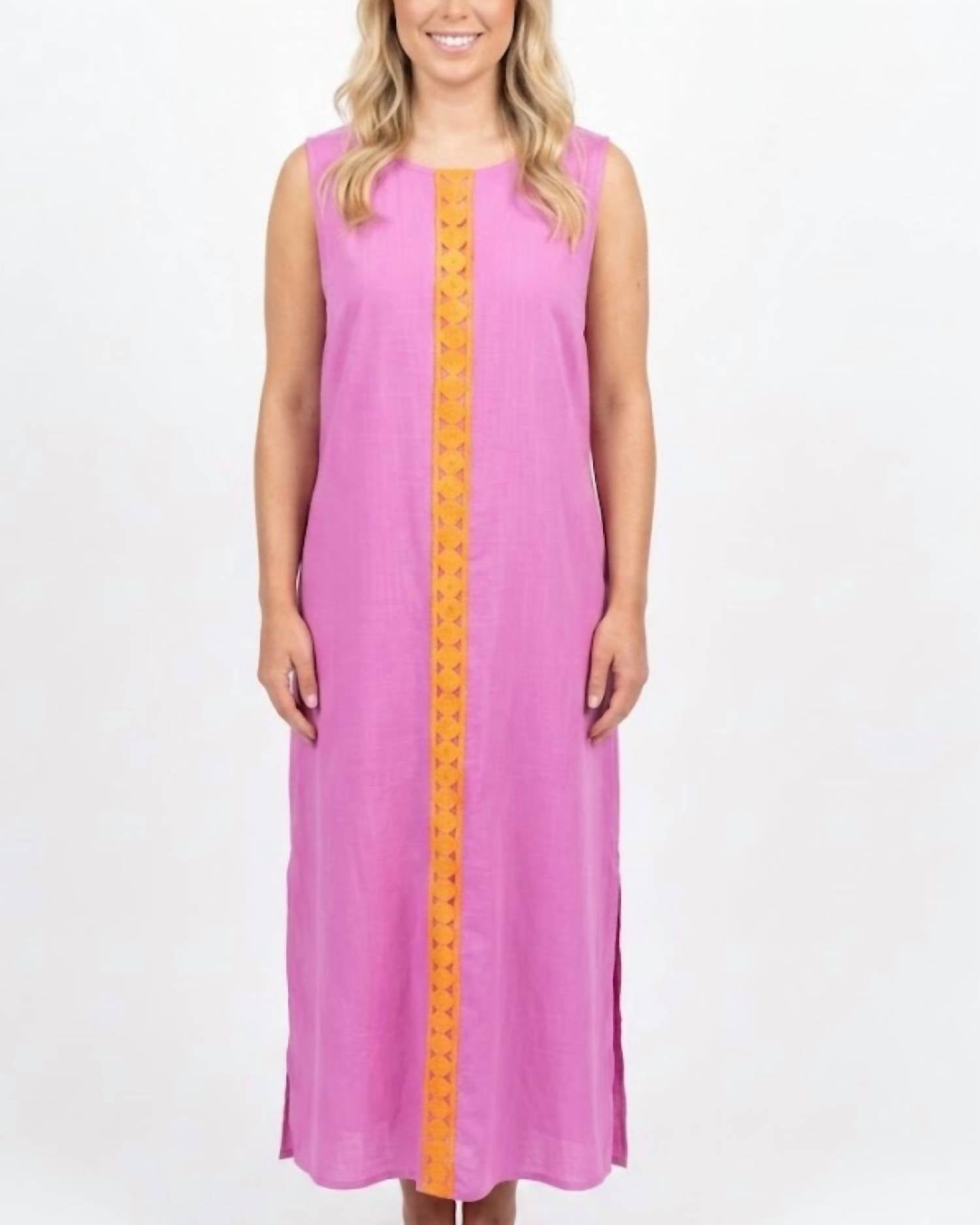 Yellow Lovebirds - Josephine Long Dress
