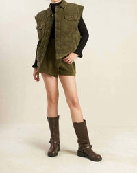 Flying Tomato - Corduroy Button Down Vest