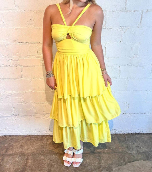 Day + Moon - Pineapple Dream Midi Dress