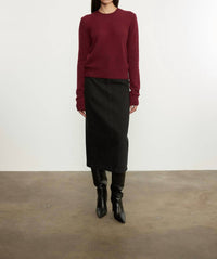 Enza Costa - CASHMERE EASY LONG SLEEVE CREW TOP