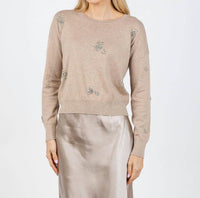 J. Society - Ariana Brooch Crew Sweater
