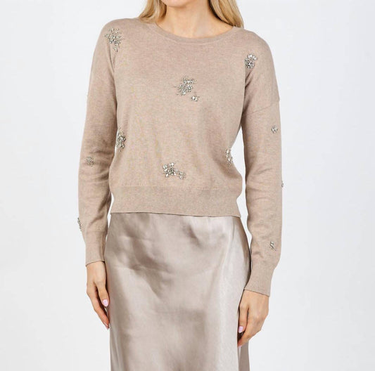 J. Society - Ariana Brooch Crew Sweater