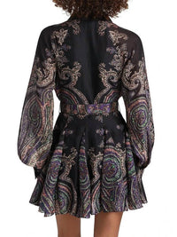 Hemant & Nandita - Omya Paisley Mini Shirtdress