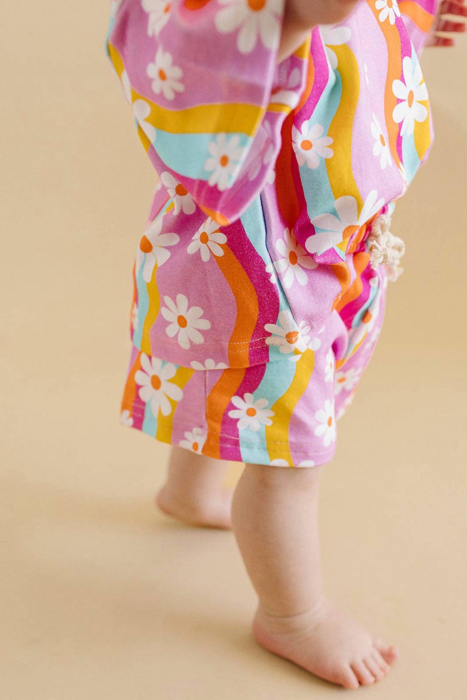 Lucky Panda Kids - Kids Groovy Daisy Short Set