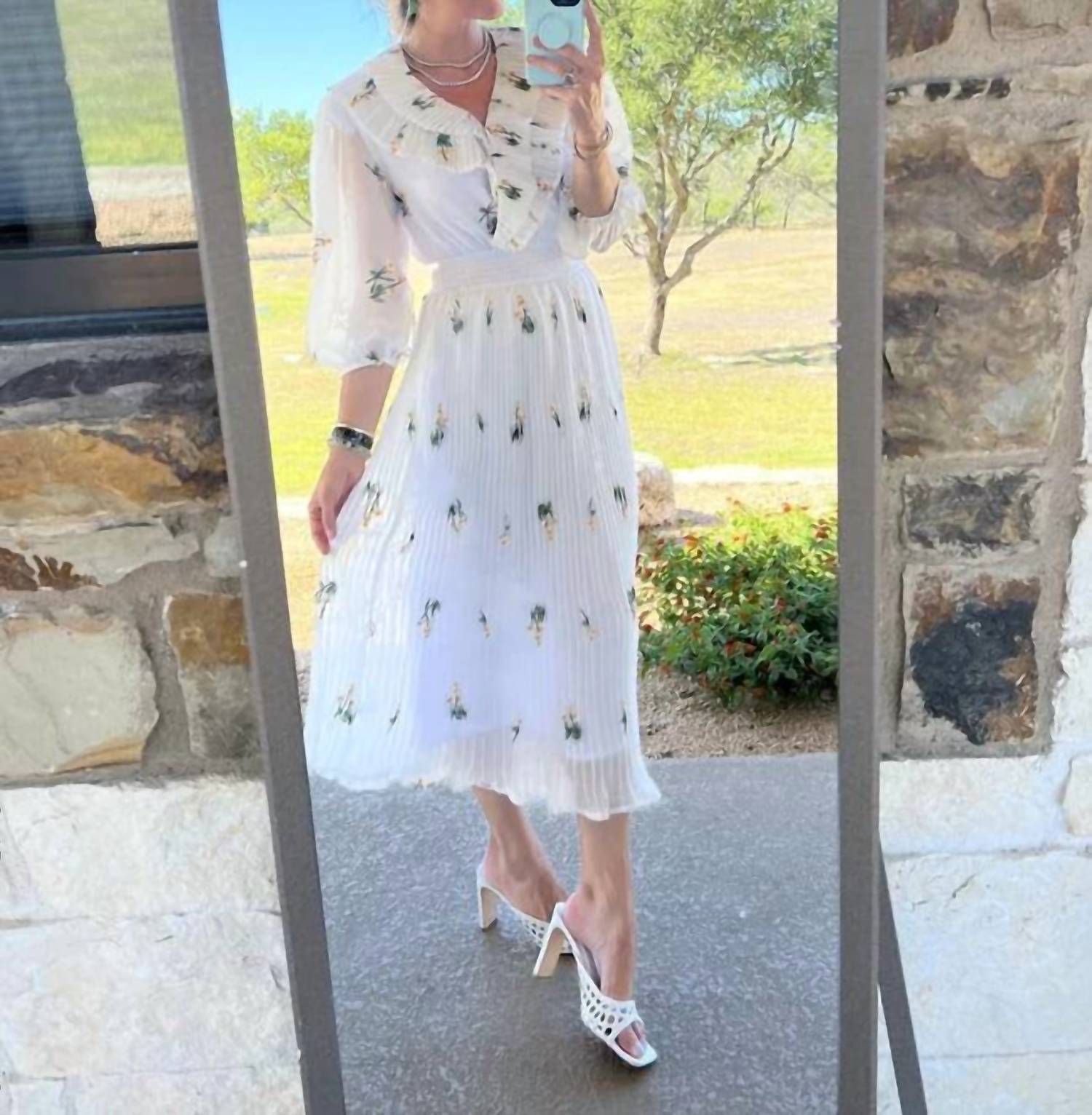 Buru - Blanche Midi Dress