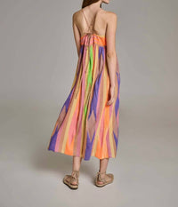 Devotion Twins - Iaspis Strappy Tie Back Midi Dress