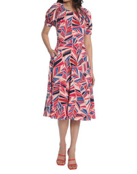 Maggy London - Printed Geo Dress