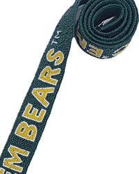 La Chic Designs - Women's Baylor Sic 'em Bears Tigers Beaded Bag Strap