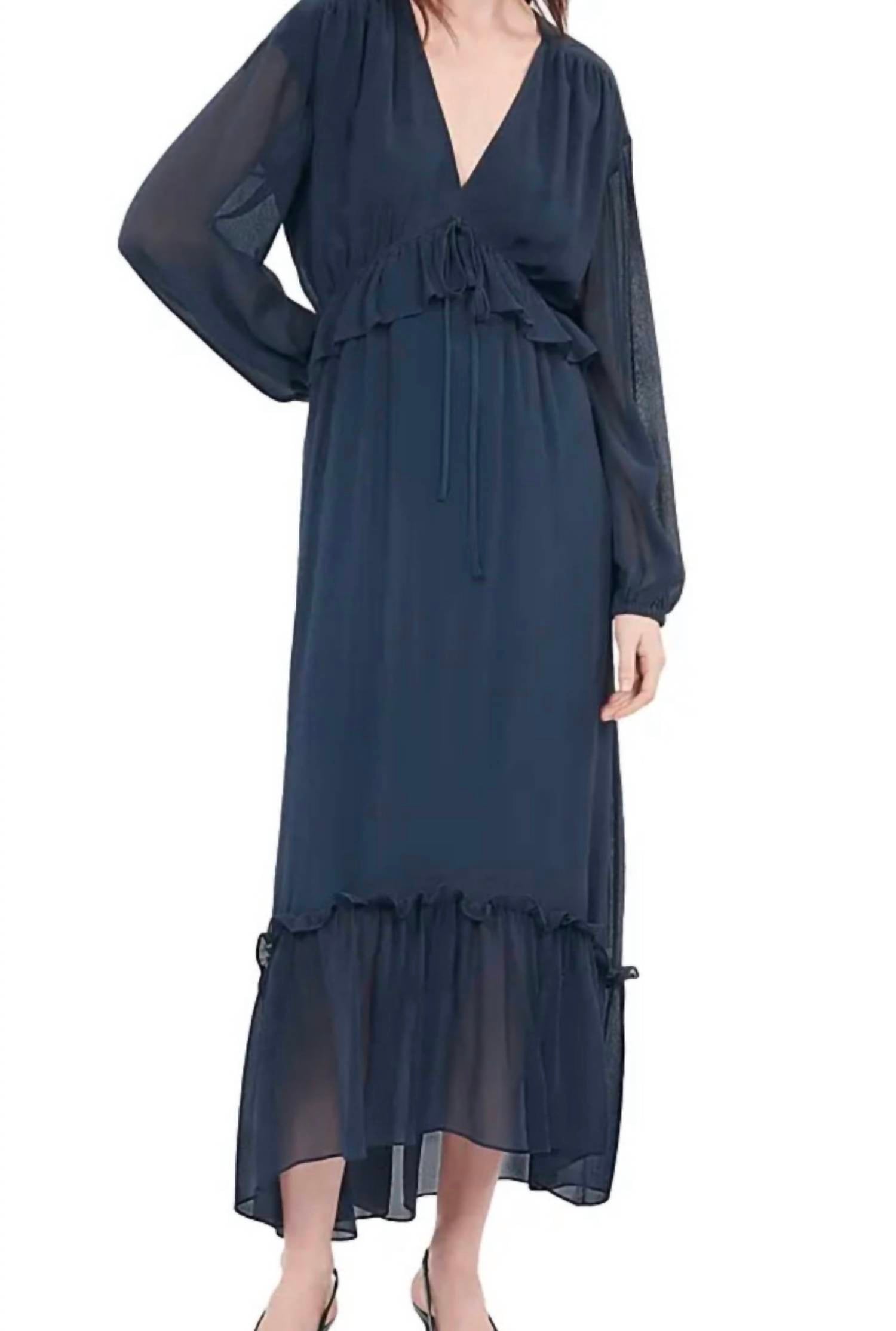 The Kooples - Silk Hi-Low Dress