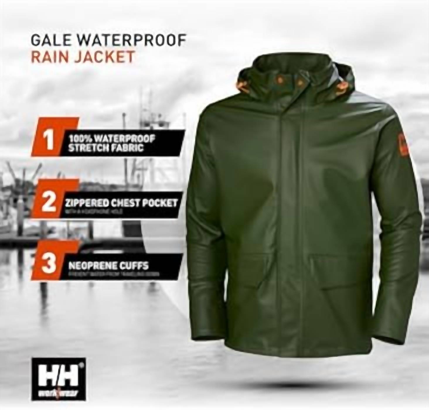 Helly Hansen - Men's Gale Waterproof Rain Jacket