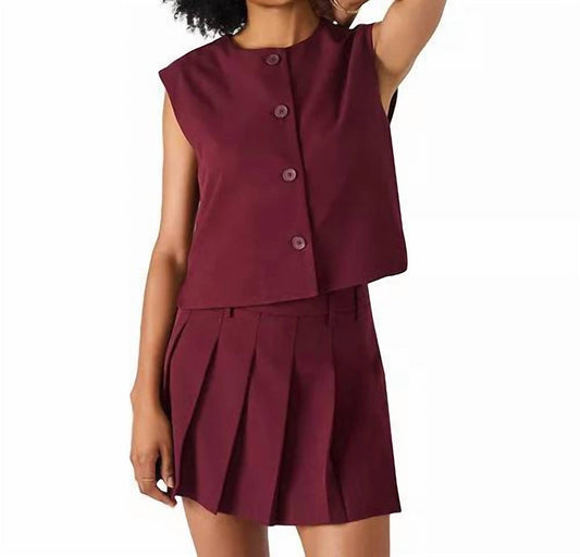 Steve Madden - Alessa Sleeveless Crewneck Top