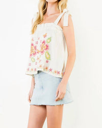 Thml - Flower Ties Tank