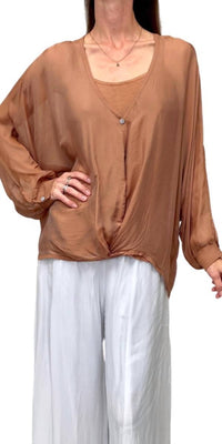 Gigi Moda - Ryana Long Sleeve Blouse