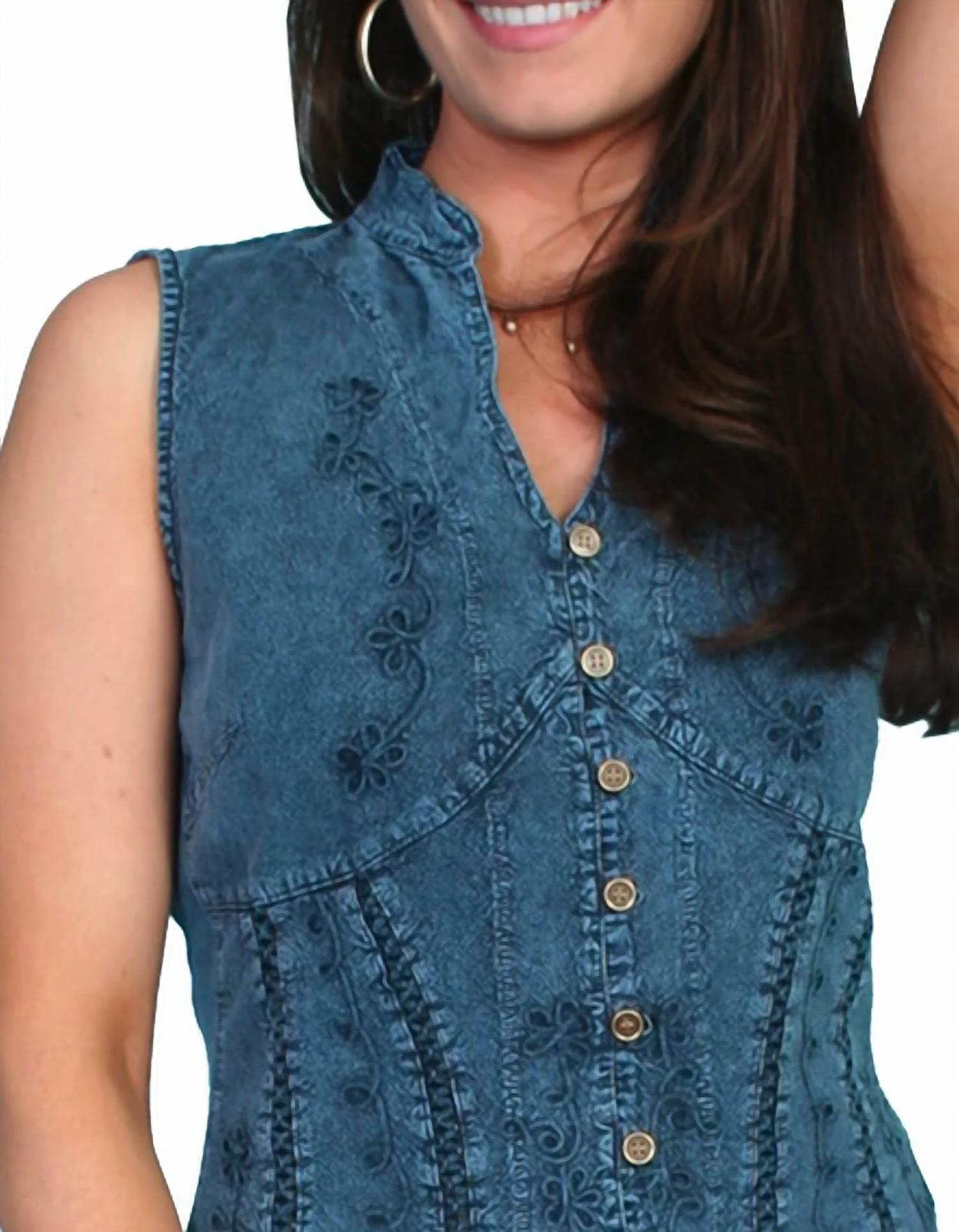 Scully - Peruvian Cotton Sleeveless Blouse