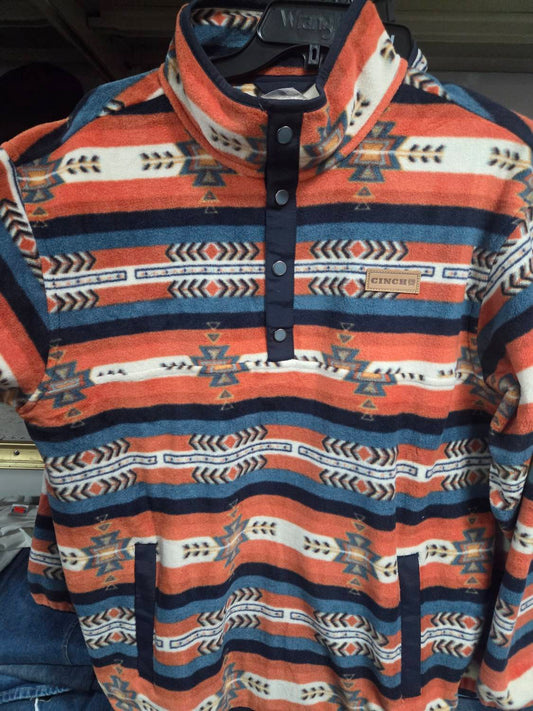 Cinch - Men's 1/4 Snap Polar Fleece Pullover Sweater