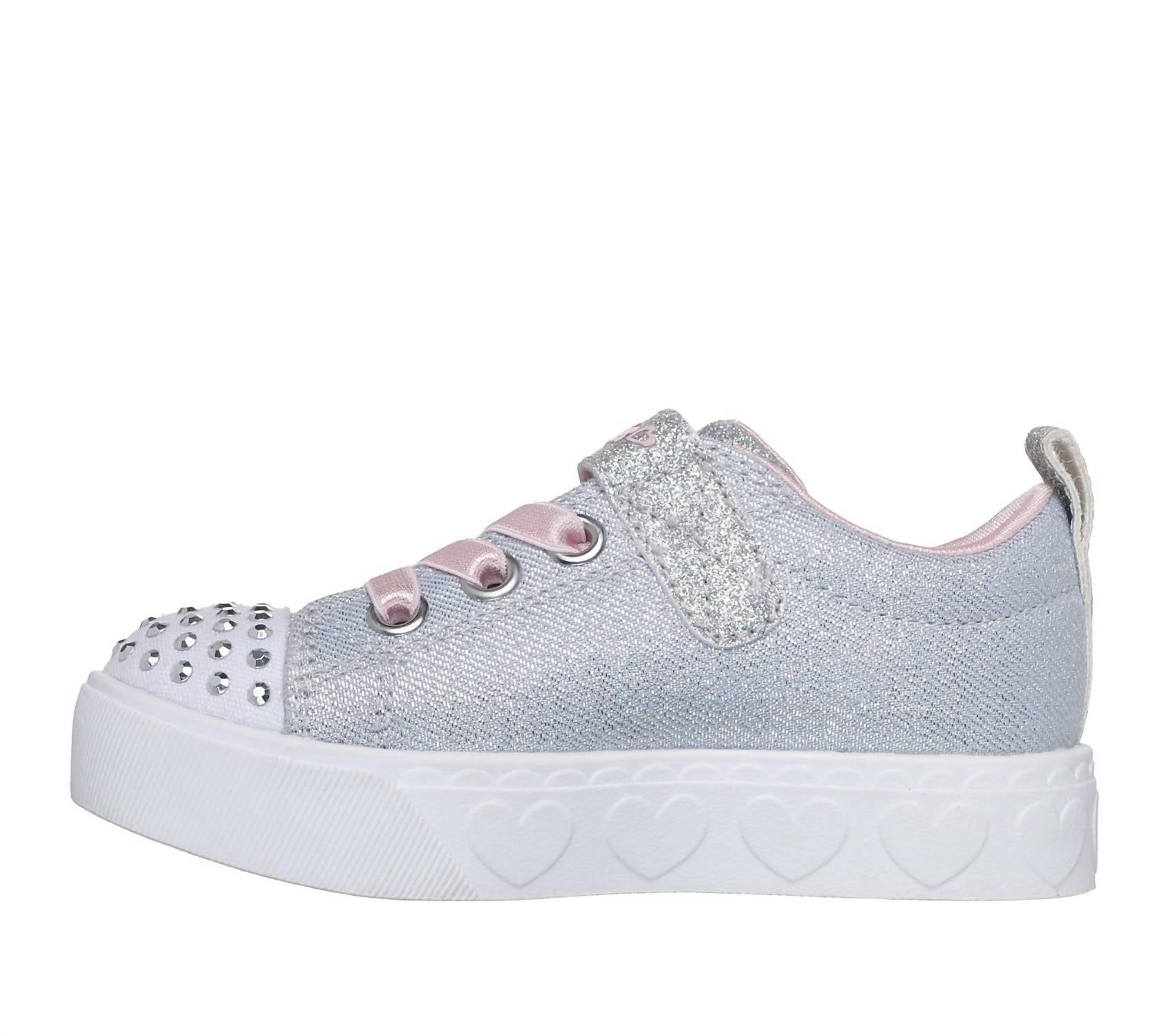 Skechers - Girls Heart Steps Shimmer Sweetie Shoes