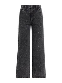 Joe's Jeans Blake Rhinestone High-rise Crop Jeans in cosmic night - women's jeans - alternate view