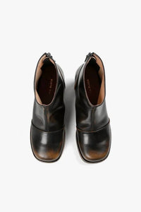 All Black - Women's Distressed Lady Ankle Boots