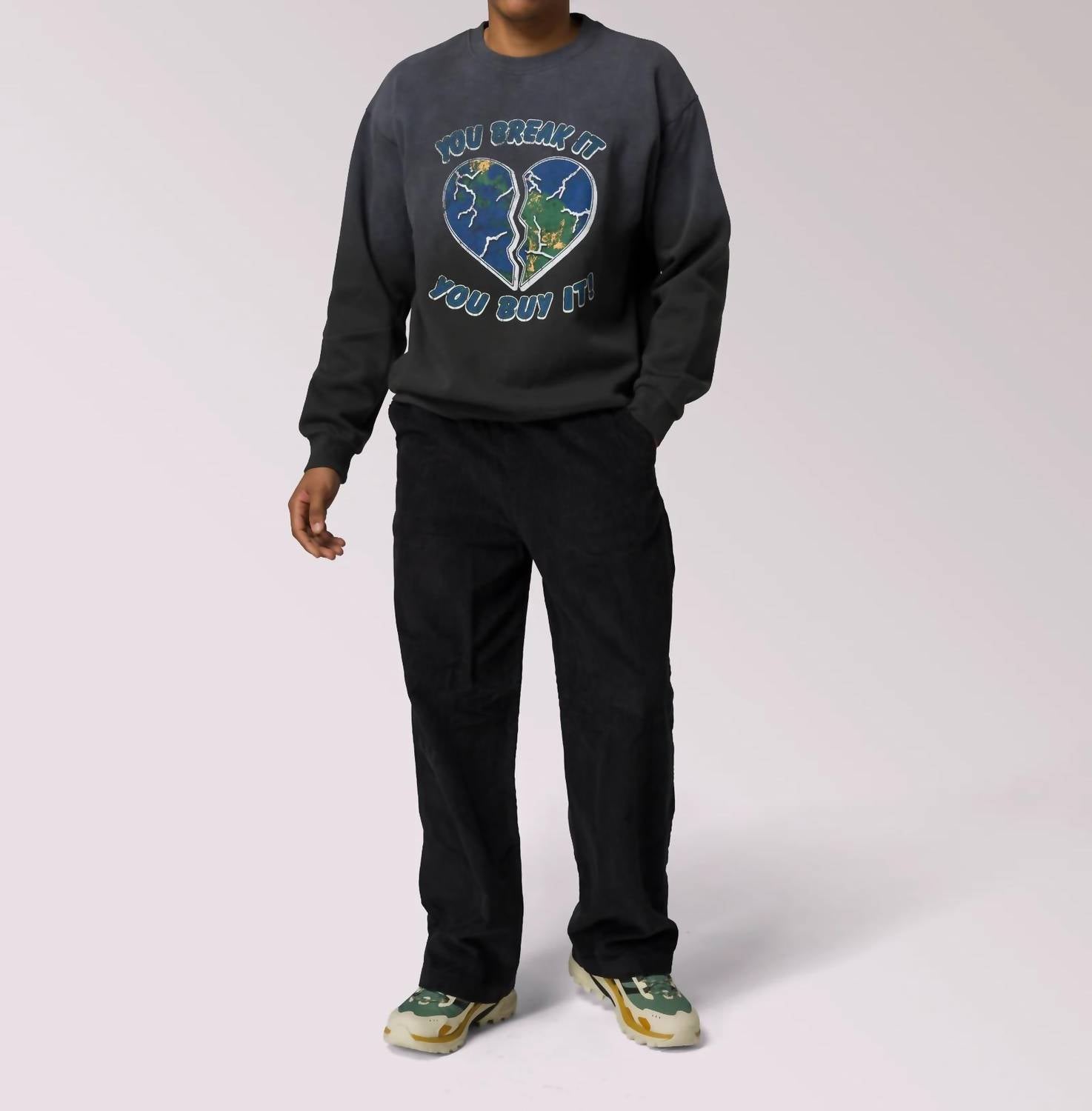 Parks Project - Unisex You Break It Crew Sweatshirt