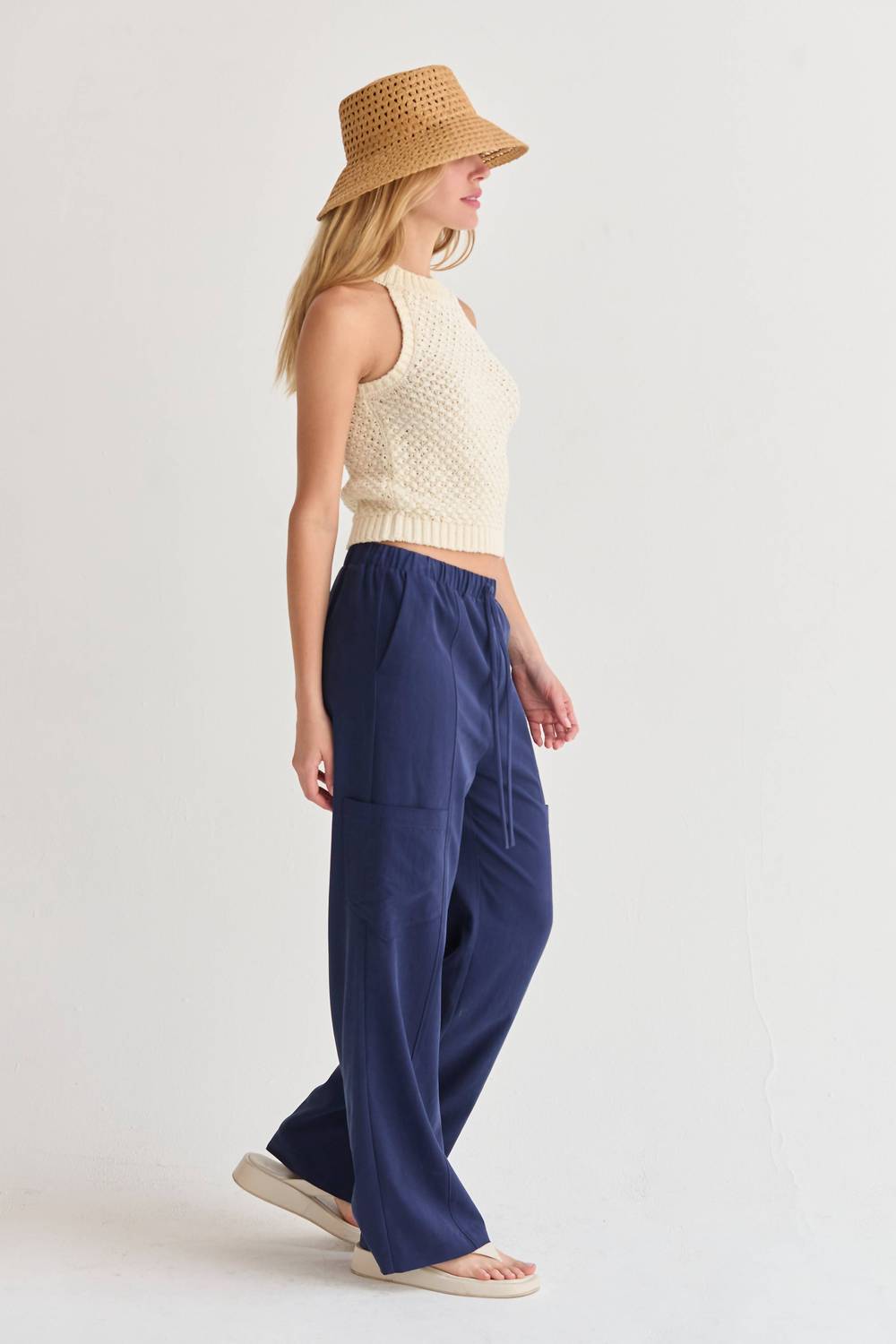 Crescent - Willow Pull On Tencel Blend Pants