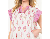 Thml - Sleeveless Pintuck Floral Print Dress