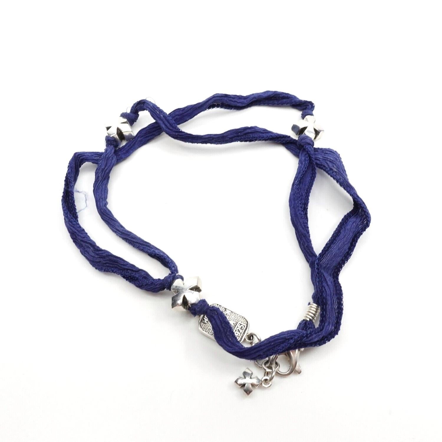 King Baby Studio - Women's Multi Wrap Silk Cross Bracelet