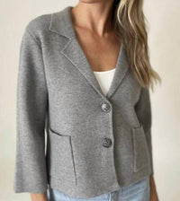 Six/Fifty - Louisa Sleeve Knit Blazer