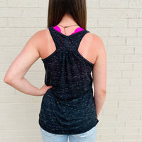 Sweet Texas Treasures - Rita Serape Flag Racerback Tank Top