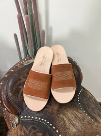 Agave Sky - Women's Nadia Suede Out Sandals