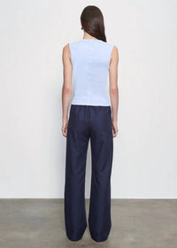 Enza Costa - Supima Cotton Sleeveless V-neck Top